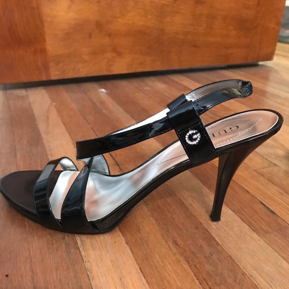 Guess Patent Leather Black Heels